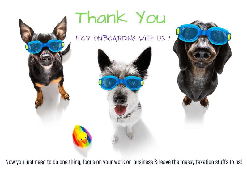 thank you page taxaj